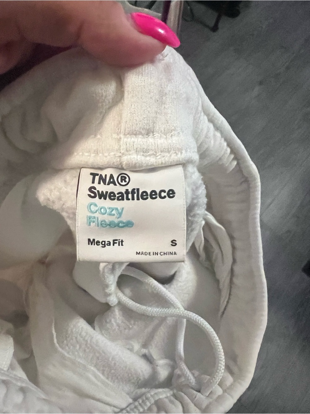 TNA Cozy Sweatfleece Pant in Cream
